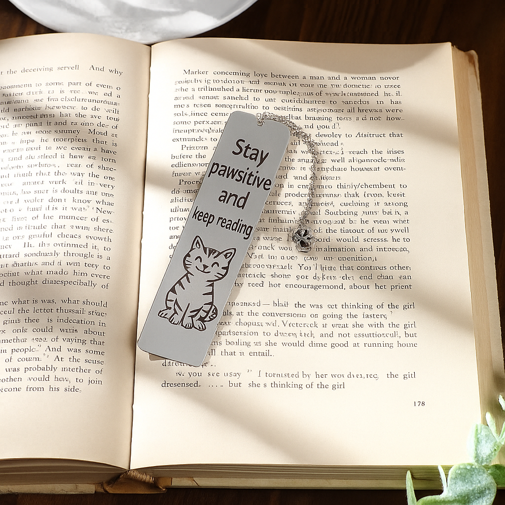 Engraved Metal Bookmark