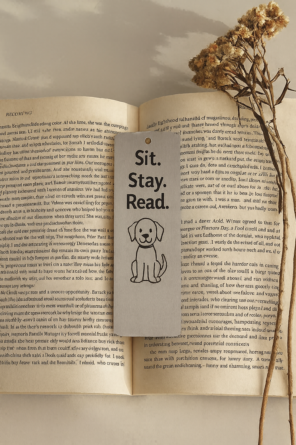Engraved Metal Bookmark