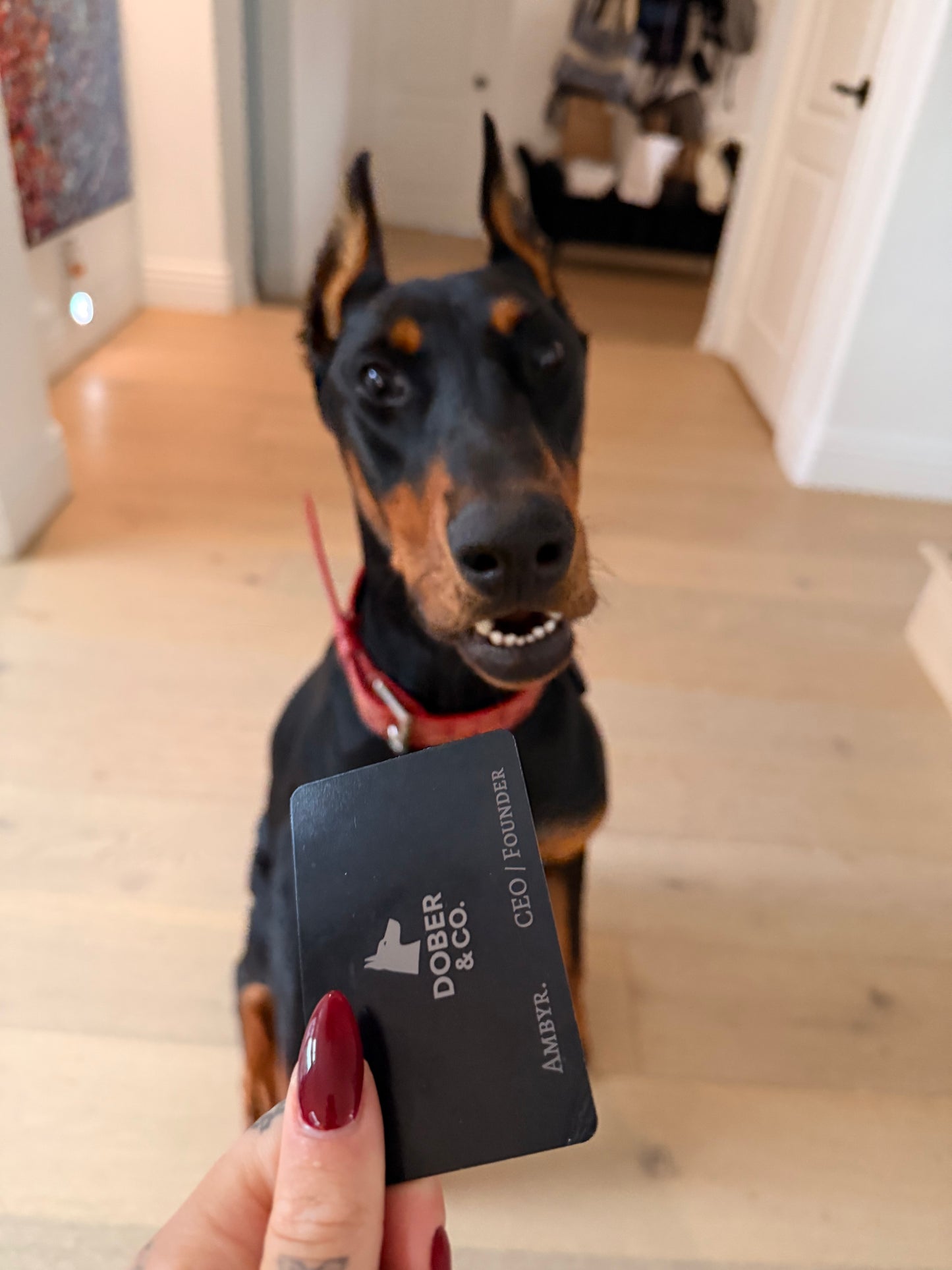 Fully Customizable Black Metal Business Card