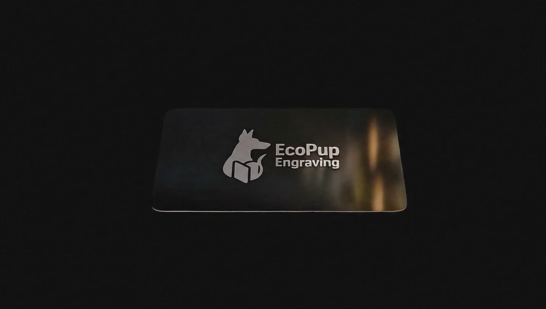 Fully Customizable Black Metal Business Card