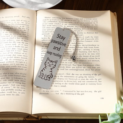 Engraved Metal Bookmark
