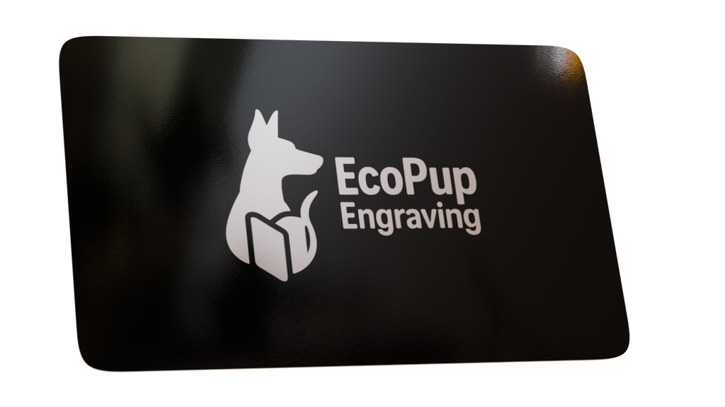 Fully Customizable Black Metal Business Card