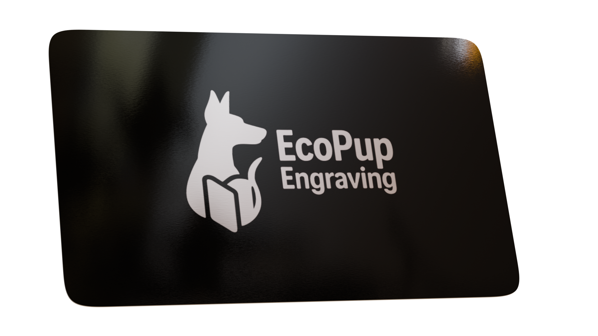 Fully Customizable Black Metal Business Card