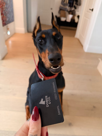 Fully Customizable Black Metal Business Card