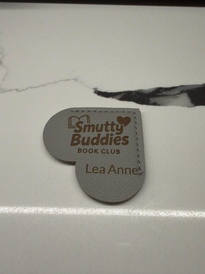 Leather Heart Corner Bookmark ❤️